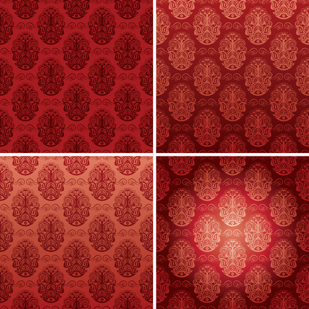 wonderful tree wallpaperのイラスト素材