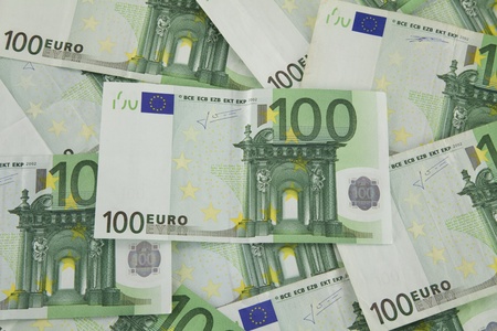 100 euroの写真素材