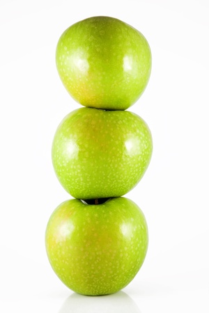 three applesの写真素材