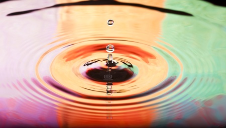 round dropletsの写真素材