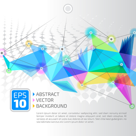 triangles and circlesのイラスト素材