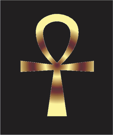 Ankh, symbol of life - vector illustrationのイラスト素材