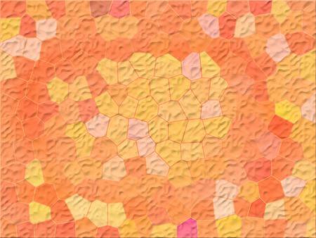 Stained glass pattern on paper - digital illustration