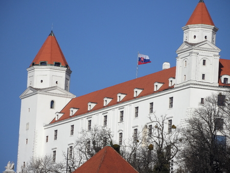Bratislava Castle, Slovakiaのeditorial素材