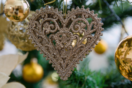 decoration for Christmas treesの写真素材