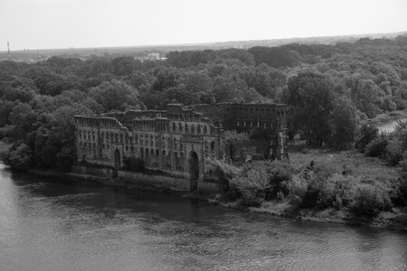 Modlin fortress by Warsaw in Poland, Europeの写真素材