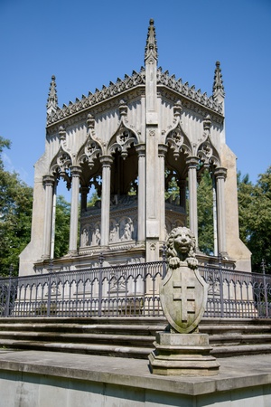 Mauzoleum Potockich in Wilanow in Warsaw, Poland, Europeの写真素材