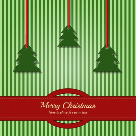 Christmas card   template card with place for your textのイラスト素材
