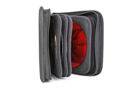 an opened cd caseの写真素材