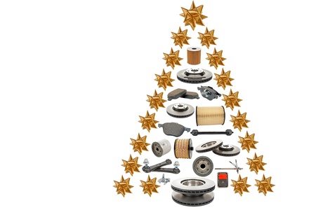christmas tree for automotiveの写真素材