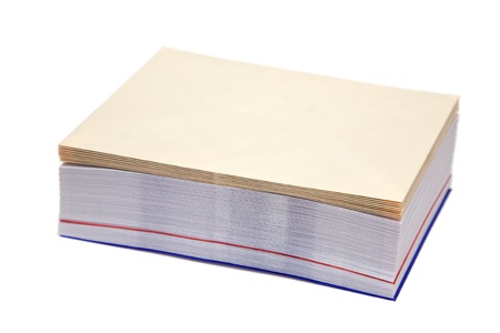 stack of envelopesの写真素材