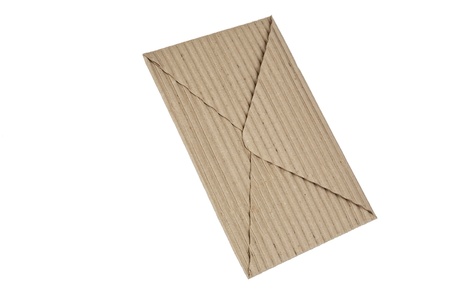 corrugated cardboard envelopeの写真素材