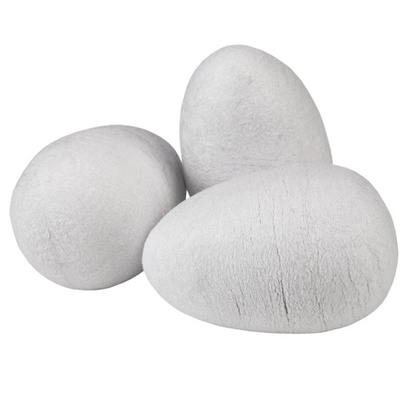 to give shape of an egg  the fabric has been compressedの写真素材