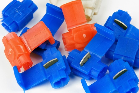 clamps for mounting electrical wires in a car