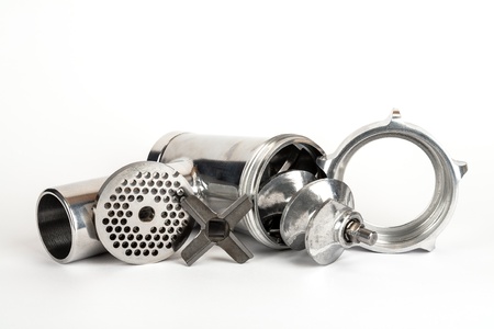 mincer housing and its components shown in one pictureの写真素材