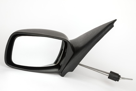 complete new car side mirrors, ready for assemblyの写真素材
