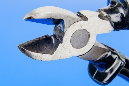 Wire cutters that is basic equipment every electricianの写真素材