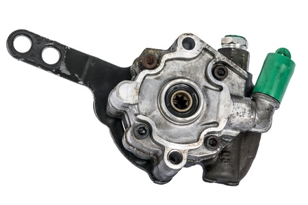 Worn out power steering pump from a car