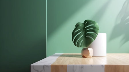 Elegant beautiful minimal luxury background for beauty products - Generative Ai - Ai Generatedの素材