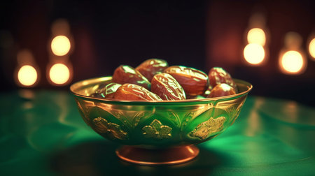 Ramadan Nights themed oriental illustration - Generative Ai- Ai Generatedの素材