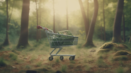Sustainable consumerism Conscious Consumption: Sustainable Products for a Better World - Generative Ai - Ai Generatedの素材