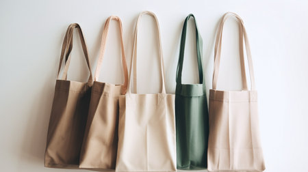 Eco-Friendly Shopping Bags , eco friendly reusable for Sustainable Living - Ai Generated - Generatvie Aiの素材