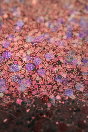 Pink abstract glitter background with shiny bokehの写真素材