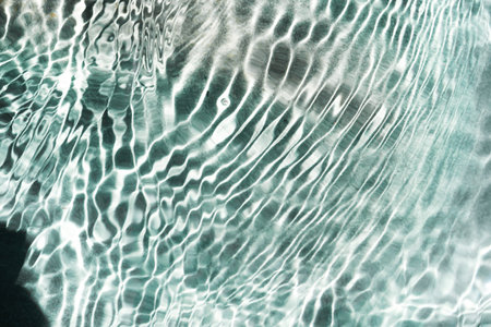 The glare of pure sea water in nature.の写真素材