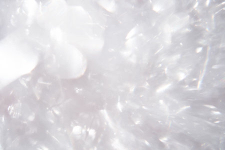 Light white background with bokeh and highlights suitable for Christmas.の写真素材