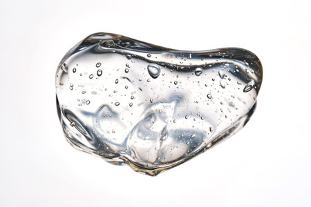 Texture of the hair gel or hyaluronic gel for the face.