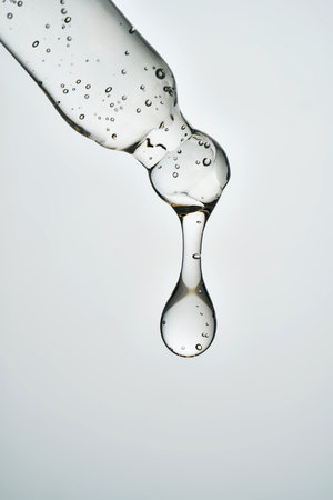 Cosmetic pipette dropping serum for skin careの写真素材