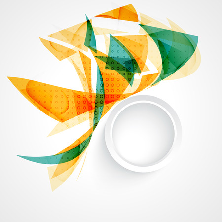 Geometric shapes abstract background, can be used for business presentations, website background, brochure coverのイラスト素材