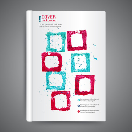 Abstract modern template book coverのイラスト素材