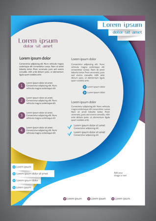 Abstract colored template for your businessのイラスト素材