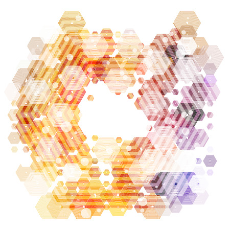Abstract geometric template. Can be used to design, website layout,  coversのイラスト素材