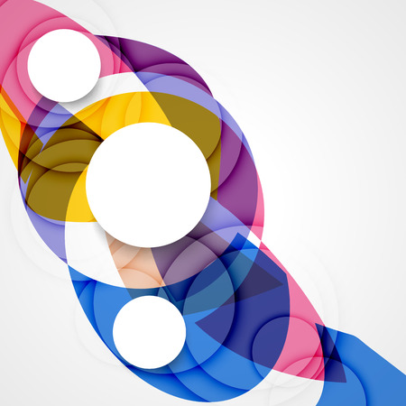 Abstract background with color waves, can be used for business presentations,  website background, brochure coverのイラスト素材