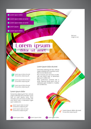 Abstract colored template for your businessのイラスト素材