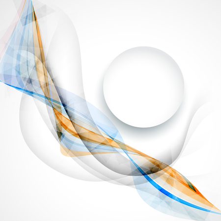 Abstract background with color waves can be used for business presentations, website background, brochure coverのイラスト素材