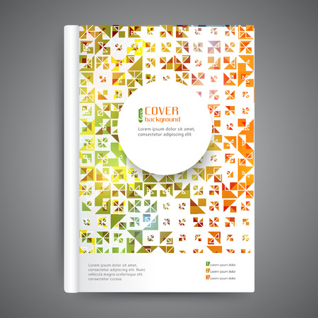 Abstract modern template book coverのイラスト素材