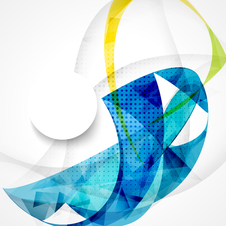 Geometric shapes abstract background can be used for business presentations, website background, brochure coverのイラスト素材