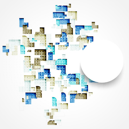 Abstract geometric background can be used to design, website layout,  covers, textiles and packagingのイラスト素材
