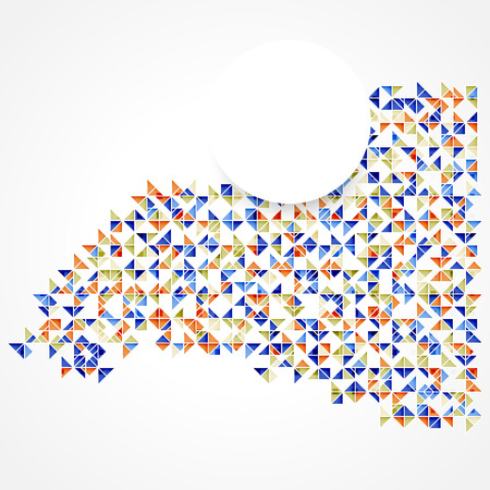 Abstract geometric background can be used to design, website layout, covers, textiles and packagingのイラスト素材