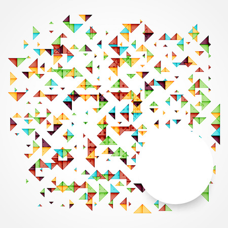 Abstract geometric background. Color geometric shape can be used to design, website layout, covers, textiles and packagingのイラスト素材