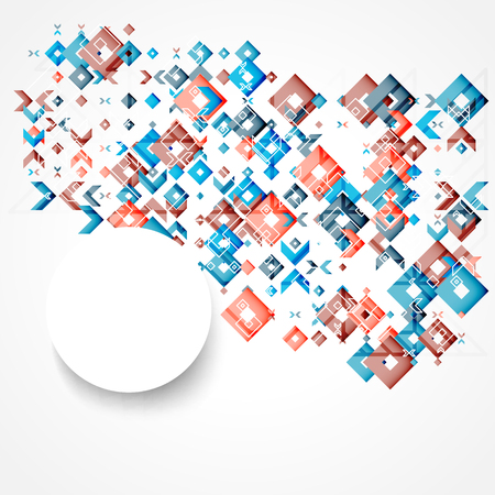 Abstract geometric background. Color geometric shape can be used to designのイラスト素材