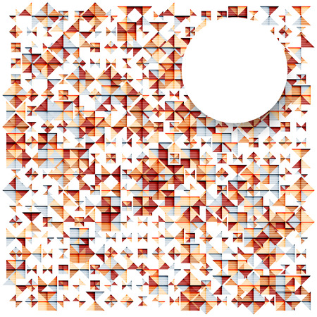 Abstract color background with decorative geometric elementsのイラスト素材