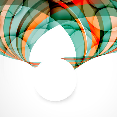 Color background with abstract lines and wavesのイラスト素材