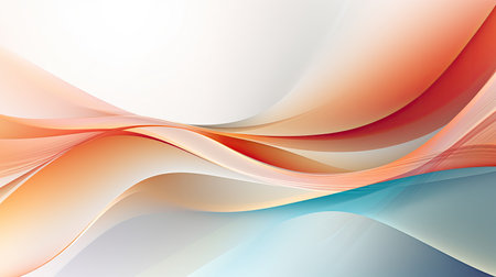 Abstract background with soft wavesの素材
