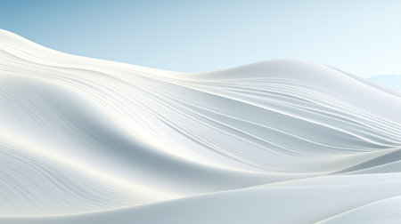 Abstract background with white waves and mountainsの素材