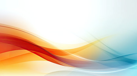 Abstract background with soft wavesの素材