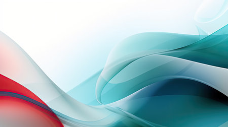 Abstract background with soft wavesの素材